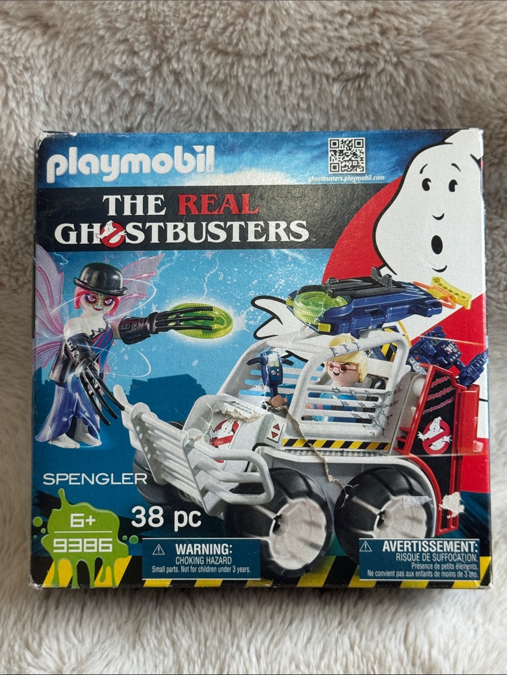 Playmobil 9386 The Real Ghostbusters Spengler with Cage Car NEW